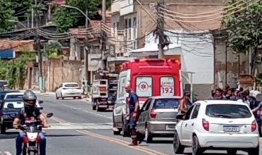 Estudante de enfermagem é atropelada ao atravessar a rua em frente ao SAMU