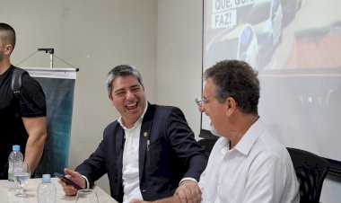 Prefeito Joa e Senador Portinho lançam obra da Galeria de Drenagem de Águas Pluviais do Centro