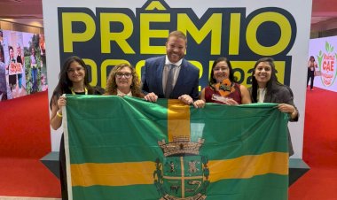 Paraíba do Sul recebe prêmio nacional por excelência na alimentação escolar