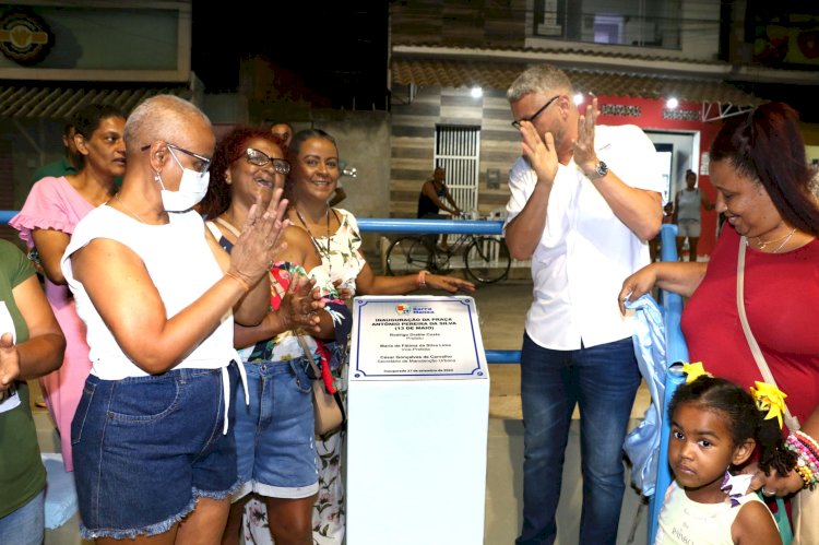 Prefeitura de Barra Mansa inaugura reforma de praça no bairro Vila Maria