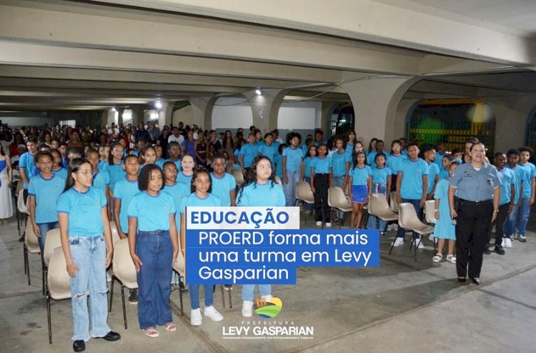 PROERD forma mais uma turma em Levy Gasparian