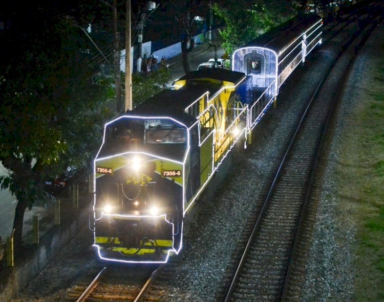 Trem de Natal da MRS 2024 traz a magia do Natal nos trilhos em cidades de São Paulo, Minas Gerais e Rio de Janeiro