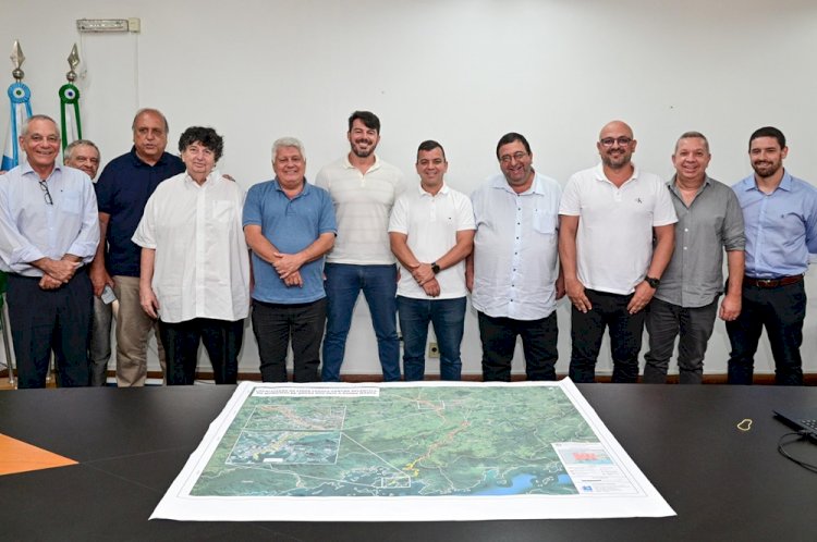 Furlani recebe prefeitos da região para discutir reativação do eixo ferroviário que liga Barra Mansa a Angra dos Reis