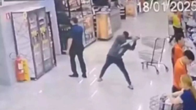 Gerente de supermercado agredido com pá em MT diz que celular no ouvido diminuiu impacto da batida: 'me salvou'