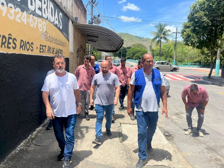 Prefeitura de Três Rios anuncia construção de galeria com Estação de Tratamento de Esgoto integrada