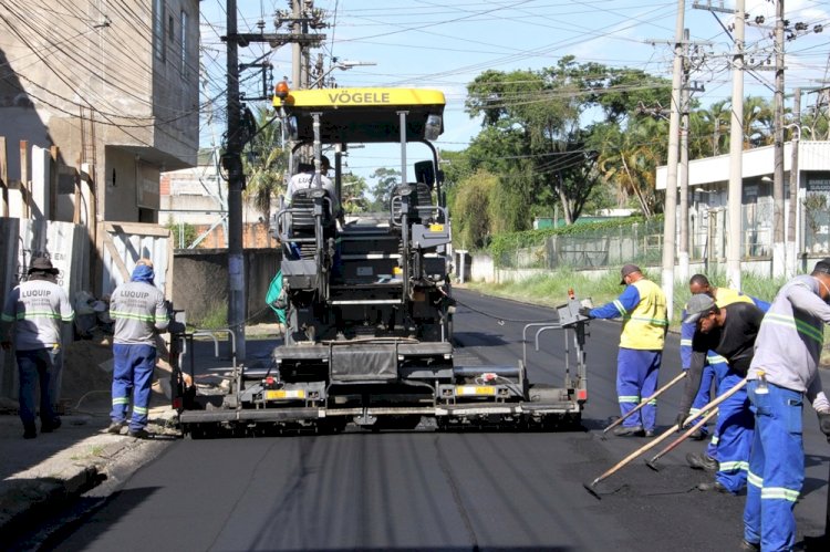 Dezenove ruas da Vila Ursulino recebem novo asfalto