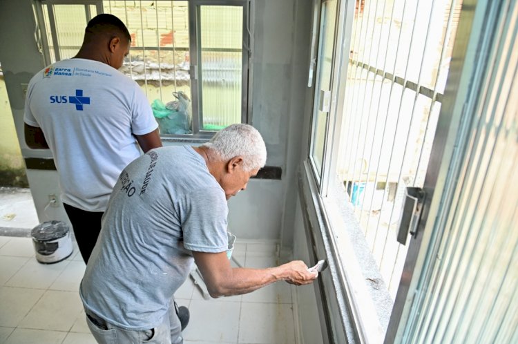 Secretaria de Saúde de Barra Mansa realiza melhorias estruturais na USF do bairro Siderlândia