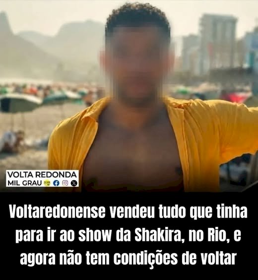 Morador de Volta Redonda pede ajuda para voltar para casa
