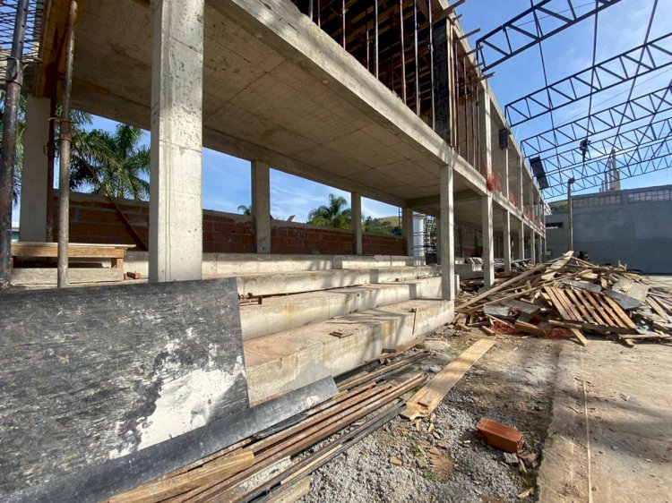 Prefeitura de Três Rios avança na reta final das obras do novo Ginásio Poliesportivo