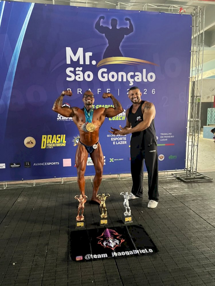 Atleta de Paraíba do Sul conquista quatro pódios e volta a se destacar no fisiculturismo