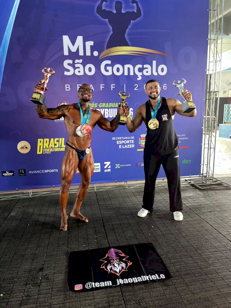Atleta de Paraíba do Sul conquista quatro pódios e volta a se destacar no fisiculturismo