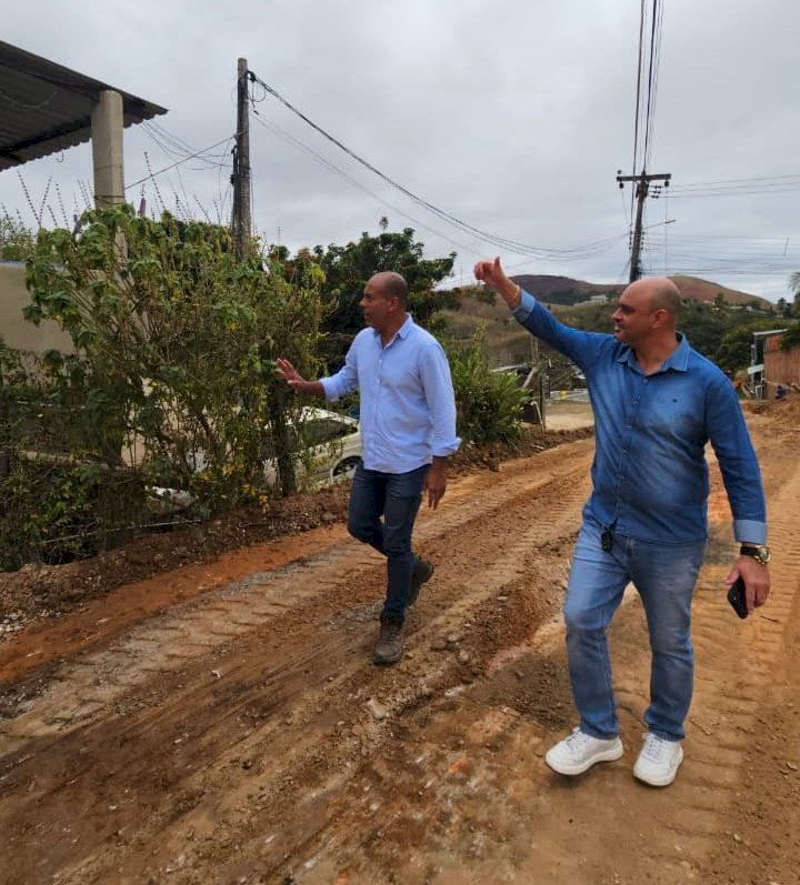Prefeitura de Três Rios inicia pavimentação de ruas no Mirante Sul