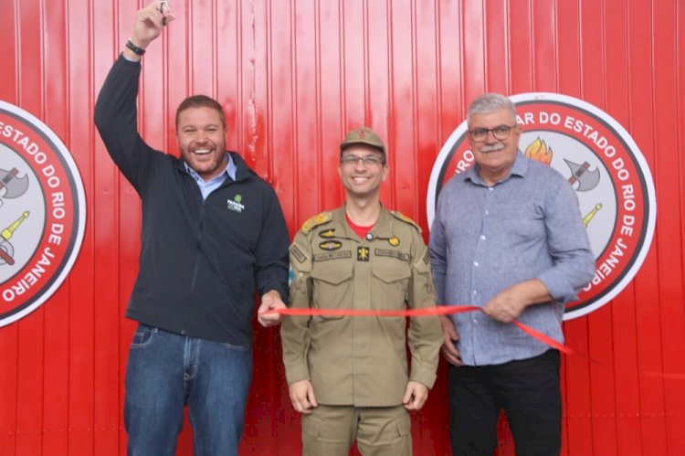 Paraíba do Sul inaugura destacamento do Corpo de Bombeiros e conquista reforço histórico para a segurança