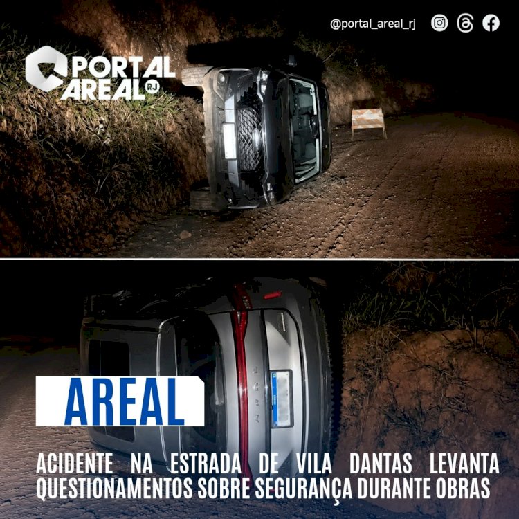 Acidente na estrada de Vila Dantas levanta questionamentos sobre segurança durante obras