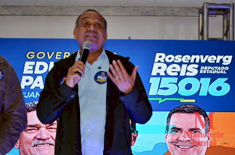 Mesmo com chuva e frio, uma multidão comparece ao Atlético Clube Operário para prestigiar os candidatos do Prefeito Cláudio Mannarino.