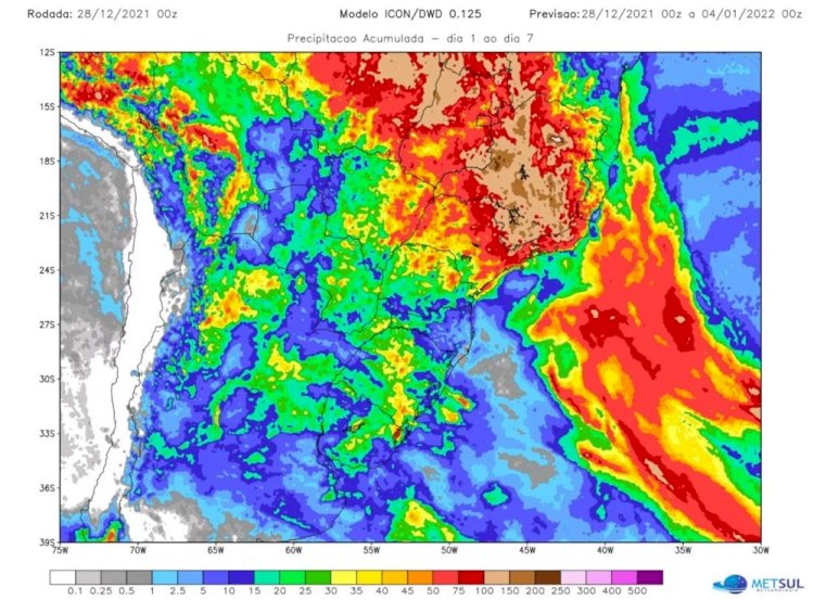 Começa preparação para fortes chuvas no Sul e Sudeste   